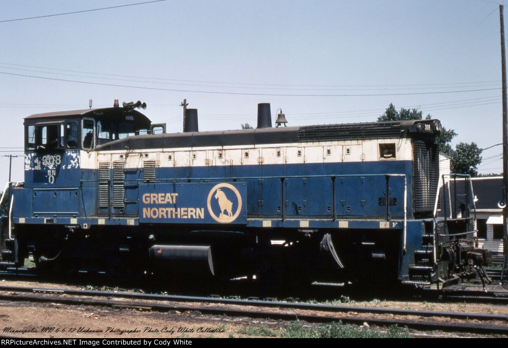 Burlington Northern SW1500 308